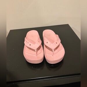 Crocs Pink Sandals Size 10